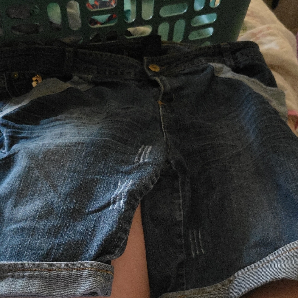 Dereon Dark Blue Jean Shorts
